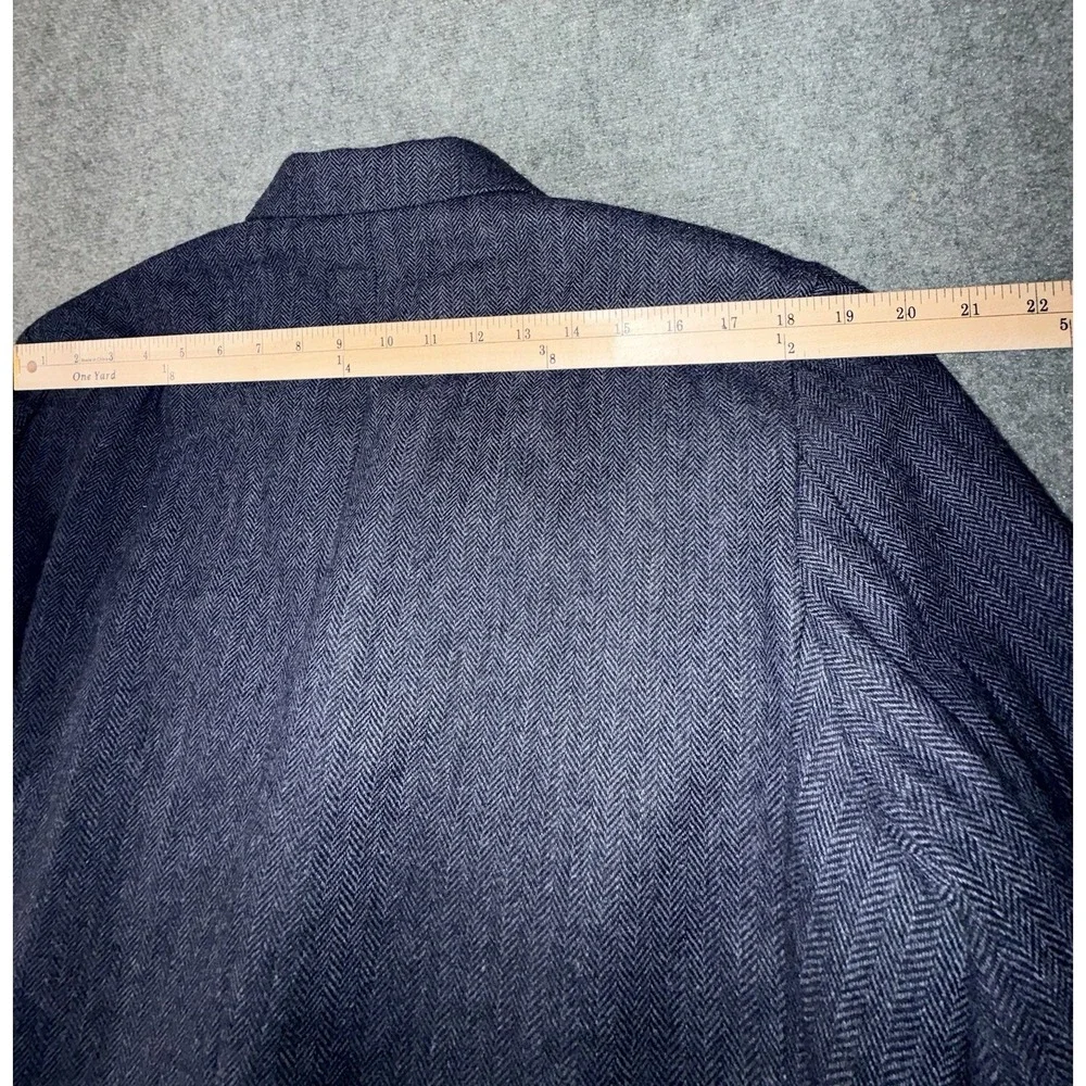 Banana Republic Blazer Jacket Navy Blue Wool Blend Men's Size‎ 42R